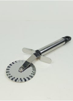 Buy Pizza & Dough Cutter Roller knife Stainless Steel Round Silver in Saudi Arabia