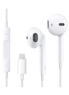 Earbuds Headphone Wired Earphones Headset with Microphone and Volume Control Compatible with iPhone Xs/XR/XS Max/iPhone 7/7plus 8/8plus /11/12/pro/se iPad/iPod-08 