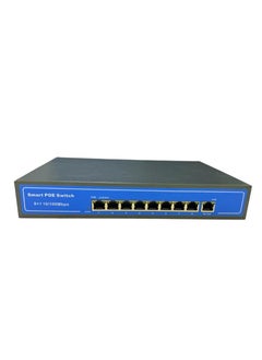 Buy Switch 9 Port Fast Ethernet 10/100Mbps PoE Switch 8 PoE+ Ports 165W Sturdy Metal w Shielded Ports  Limited Lifetime Protection  Extend Mode  Priority Mode  Isolation Mode Black in Egypt