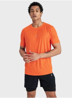 Buy Defactofit Slim Fit Crew Neck Heavy Fabric T-Shirt in UAE