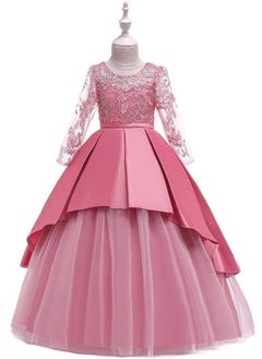 Buy Girl Dress For Party Pink Color in UAE