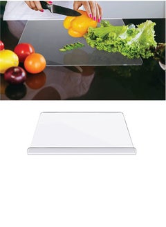 Buy Acrylic Cutting Boards for Kitchen Counter, Acrylic Anti-Slip Transparent Cutting Board, Clear Cutting Board, Suitable For Counter Countertop Protector Home Restaurant（18x14 in） in Saudi Arabia