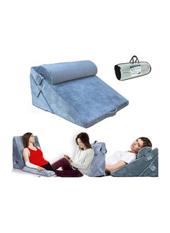 اشتري Creative Planet Plush Medical Wedge with Neck Support for Sleeping, Leg Elevation, Acid Reflux GERD & Couple Intimacy Pillow (Adjustable Design) في الامارات