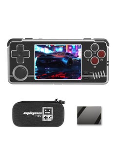 Buy A30 Handheld Game Console 2.8-inch 640*480 IPS Screen 2600mAh Compatible with WiFi Multiplayer Portable Case(Black White) in UAE