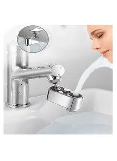 Buy SYOSI, 1080° Swivel Faucet Extender, Sink Splashproof Filter Extension with 2 Mode, Kitchen Bathroom 360° Angle Rotatable Spray Attachment, Multifunctional Mechanical Arm in Saudi Arabia