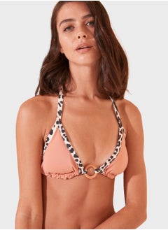 Buy Floral Print Bikini Top in Saudi Arabia