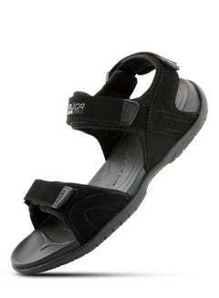 Buy PUCA Sandals For Men | Comfortable Men's Sandals| Ortho Care | Anti-Skid | Velcro | Gico Black in UAE