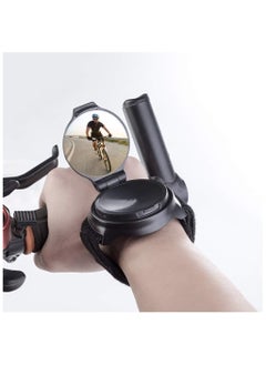 Buy Wide Angle Cycling Bicycle Bike Rear View Mirror Wrist Guards Wristbands Back Mirror in UAE