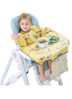 Buy Baby Weaning Bibs, Waterproof Anti Dirty Feeding Bib for Babies Eating, High Chair Shirt Bib for Baby Weaning Supplies in UAE