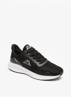 اشتري Men's Logo Detail Textured Lace Up Sports Shoes في الامارات