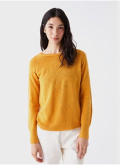 اشتري Round Neck Knitted Sweater في الامارات