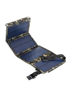 اشتري شاحن محمول للطاقة الشمسية ، لوحة شمسية قابلة للطي 5V20W ، بنك طاقة للهاتف المحمول ، بطارية USB لشحن إلكترونيات التخييم المقاومة للماء في الهواء الطلق في السعودية