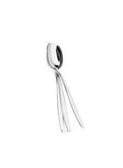 Buy 3-Piece Dinner Spoon 20cm, 18/10  Stainless Steel Cutlery Set TRENTO Series in UAE