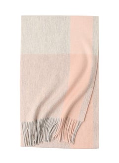 Buy Warm Long Cashmere Check Scarf Multicolour in UAE