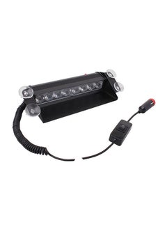 Buy 8W 800LM 8-LED Light 3-Modes Adjustable Angle Car Strobe Flash Dash Emergency Warning Lamp With Suckers in Saudi Arabia