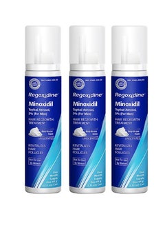 Buy Men's 5% Minoxidil Foam (3-Month Supply) Helps Restore Vertex Hair Loss and Supports Hair Regrowth for Thinning Hair with Unscented Topical Aerosol Treatment in Saudi Arabia