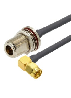 Buy OHM N-Type Female to SMA Male Angle 90° Cable Antenna (RG223) in Egypt