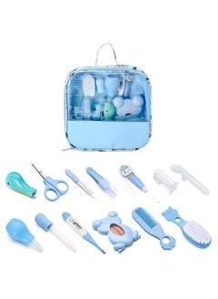 اشتري 13-Piece Baby Healthcare And Grooming Kit-Blue في الامارات