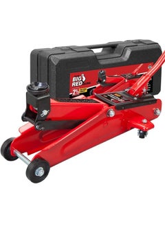 اشتري Hydraulic floor car jack with a capacity of 2.5 tons, equipped with a bag for easy carrying and storage في السعودية