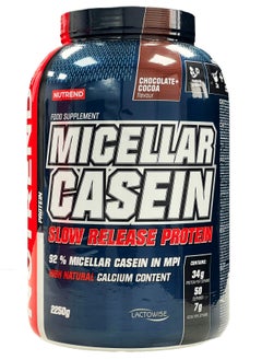 Buy Micellar Casein, 2250g, Chocolate & Cocoa in UAE