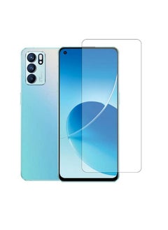 اشتري Tempered Glass Screen Protector Clear Designed For Oppo Reno6 Z Full Screen Coverage And Bubble Free في الامارات