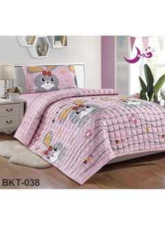 Buy Kids Compact Duvet Set 3 Pieces Drawings Multicolor And Shapes in Saudi Arabia