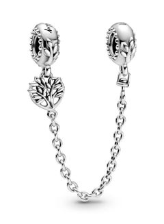 Buy PANDORA Heart Family Tree Safety Chain Pendant 925 Sterling Silver in Saudi Arabia