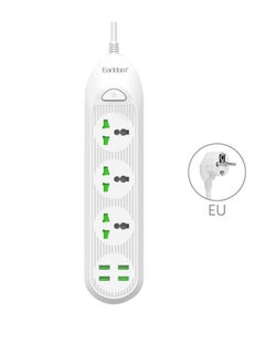 اشتري مشترك كهرباء ذكي SC03، 3 مقابس و 4 منافذ USB QC3.0 شحن سريع – 2500 وات/ 2.1 أمبير في مصر