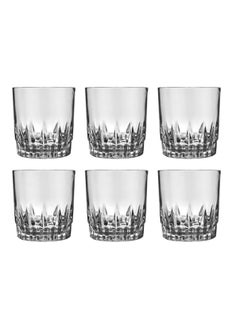 اشتري Vegas Rocks Sleeve 6 Pc Set - 290ml Whisky Glasses for Stylish Entertaining في الامارات