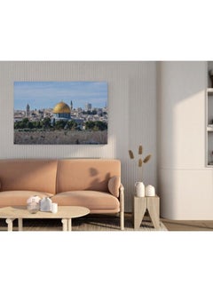 Buy Dome rock mosque Printed Canvas wall art 120x80 in Egypt