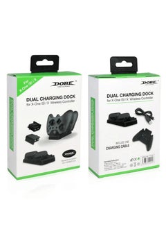 Buy Xbox One Controller Dual Battery Charging Dock with 2 Rechargeable Batteries in UAE