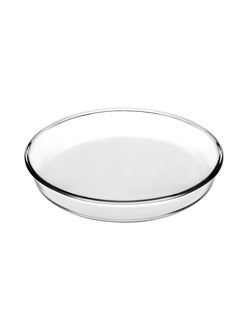 اشتري Round Glass Baking Tray 2850 ml 31.8x5 cm في الامارات