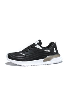 Buy Comfy Printed Running Shoe Textile For Men Black in Egypt