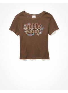 اشتري AE Dolly Parton Graphic Baby Tee في الامارات