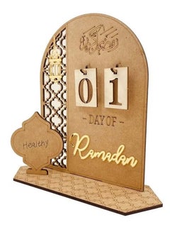 Buy Ramadan Advent Calendar Wooden Countdown Calendars Decorations for Home 30 Days in Saudi Arabia