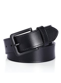 Buy 115CM Mens Leather Retro Denim Belt in UAE