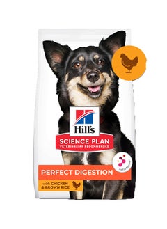 اشتري Perfect Digestion Small & Mini Adult 1+ Dog Food With Chicken & Brown Rice - 1.5kg في الامارات