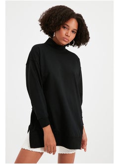 اشتري Sweatshirt - Black - Oversize في مصر