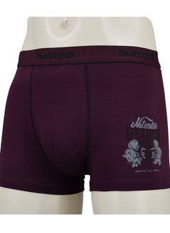 Buy Masters Underwear For Men Boxer Cotton Stretch - Burgundy in Egypt