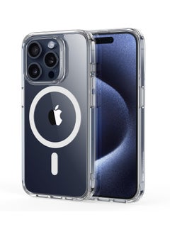 اشتري Protective Case Cover For Apple iphone 15 Pro Max 5G Clear في الامارات