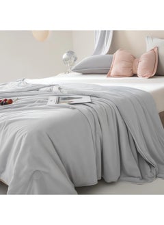 Buy Cooling Comforter for Summer Cooling Blanket with Double-sided Cooling Fiber Soft Breathable Machine Washable Cool Lightweight Duvet,200x230cm in UAE