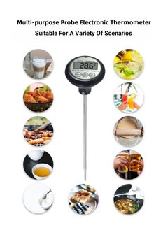 Buy Instant Read Digital Cooking Thermometer – 4.7 Inch Probe for BBQ, Grilling, Coffee, and Deep Frying in Saudi Arabia