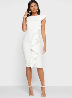 Buy Ruffle Detail Dress in UAE