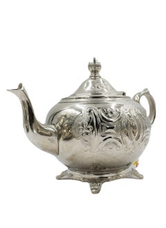 اشتري Moroccan Arabic Traditional Silver Plated Tea Pot 28 X 30 cm في الامارات