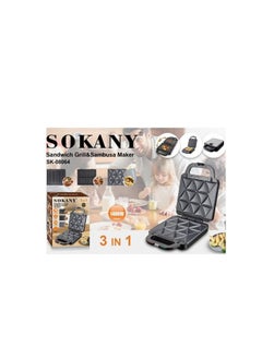 Buy sandwich Maker plus Sambuusa 3 in 1 - Sk-08064 - Sokany - 1400 Watt in Egypt