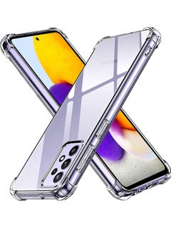 Buy Clear Case cover for Samsung Galaxy A32 5g case cover Back Air Cushion Soft Silicone Shockproof Anti-Scratch Protective Bumper Shell Corner Clear in UAE