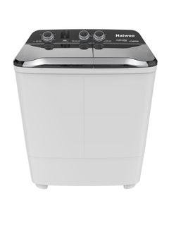 Buy 7Kg Semi-Automatic Twin Tub Washing Machine with Quick Wash & Auto Balance Control, Silent Operation, Powerful Pulsator, Spin Easily with One Twist HWM-750X in UAE