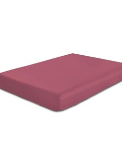 اشتري Cotton Home Super Soft Bed Fitted 190x90Cm/75x36Inch Small Single Size High Quality Polyester Mattress Cover - Extra Soft - Easy Fit Highly Breathable Bedding & Linen Cover Purple في الامارات