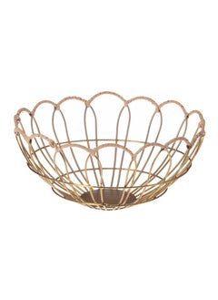 Buy Modern Wire Intricate Design Candle Holder Basket in UAE