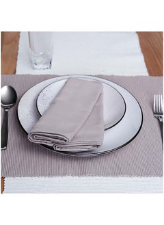 اشتري Torrance 2-Piece Napkin Set 45X45Cm - Beige في الامارات